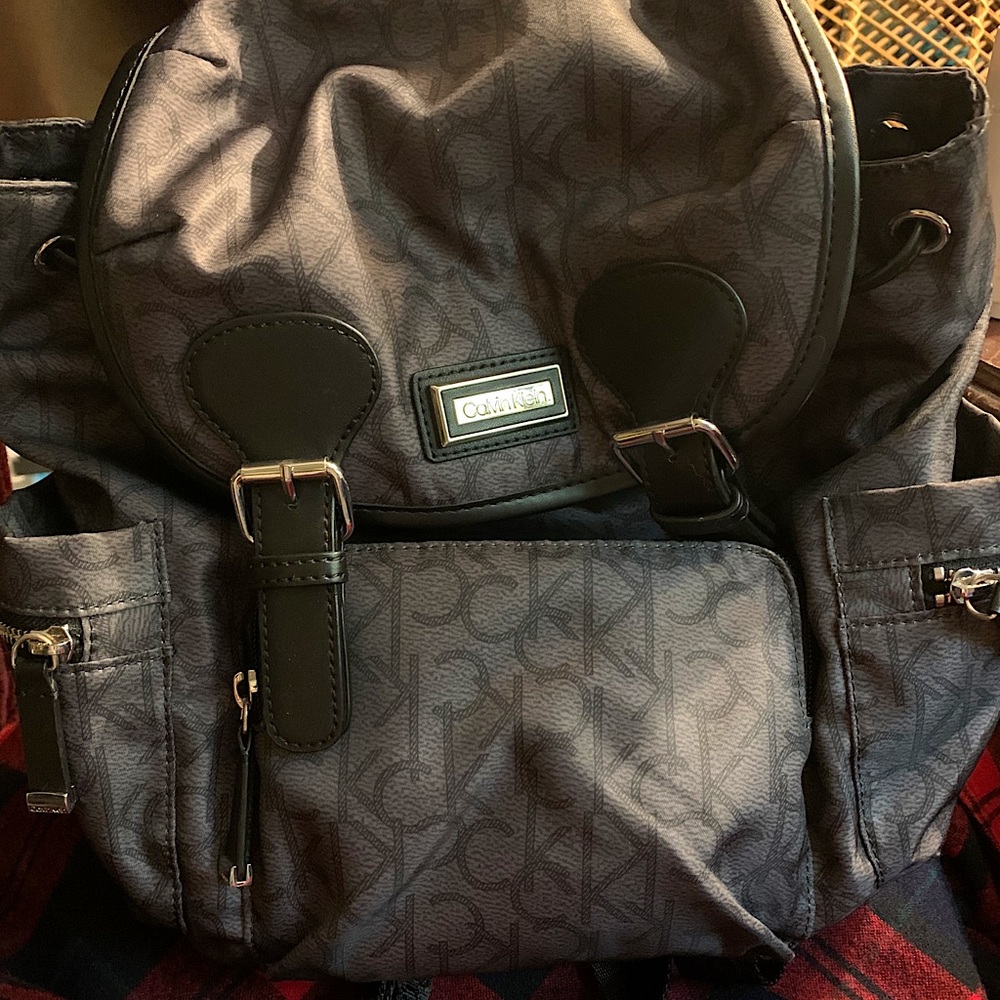 *SOLD* Calvin Klein Belfast Nylon Buckle Backpack